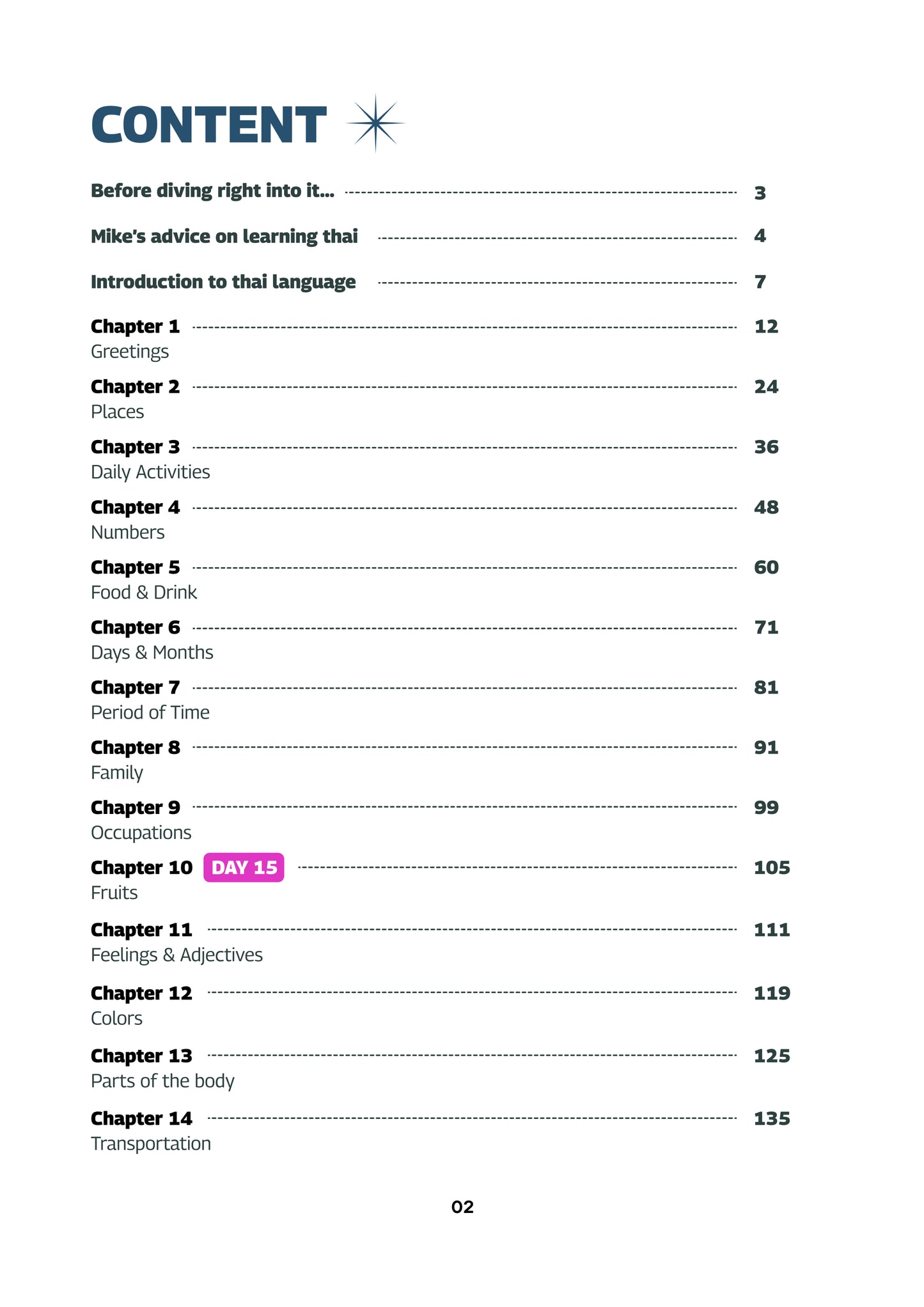 Speak Thai 15 Days (Physical Book)