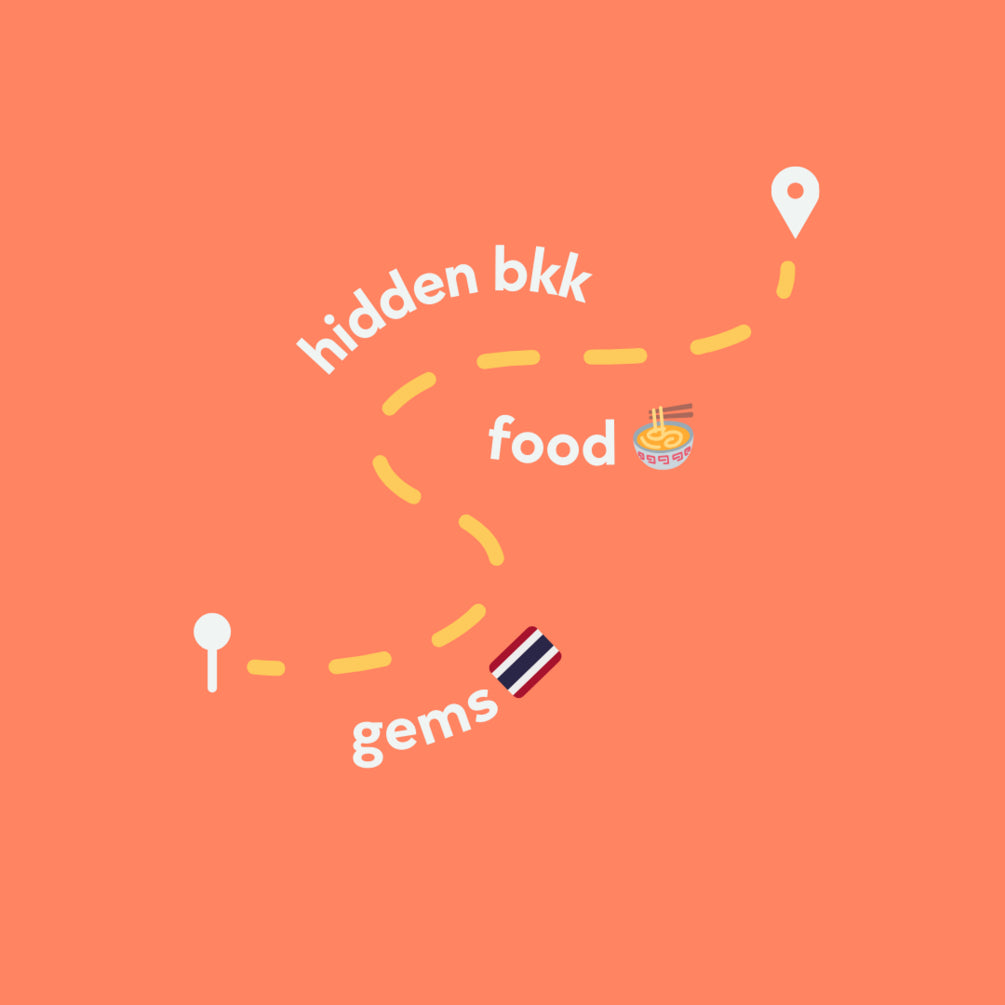 Hidden Bangkok Food Gems Map